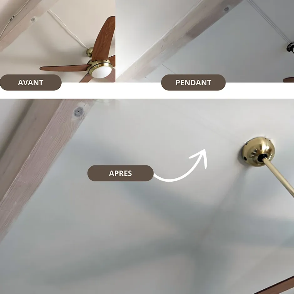 Pack avec câble ultra-plat 3 lignes 10M 16A 3500W-Magic Elek