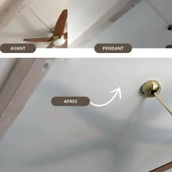 Pack avec câble ultra-plat 3 lignes 2m 16A 3500W^Magic Elek New