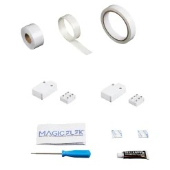 Pack câble ultra-plat 3 lignes 1m 16A 3500W^Magic Elek Hot