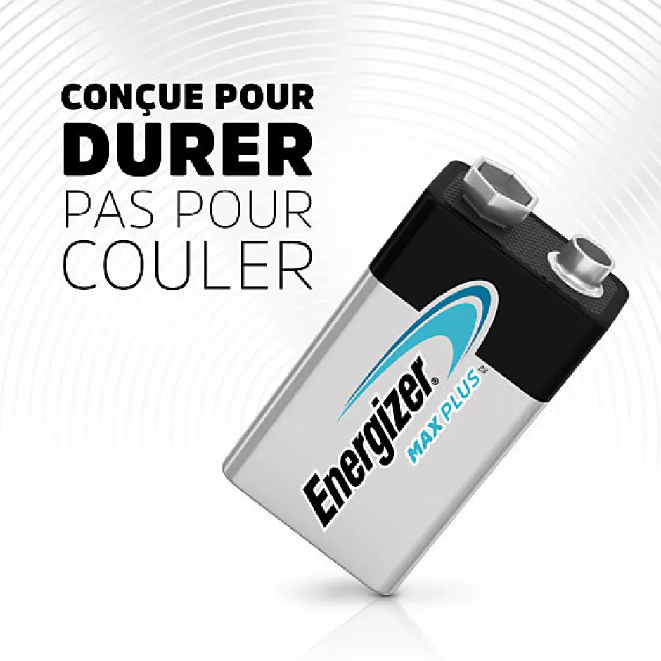 Pack de 4 - Max Plus Alcaline 9V, pack de 1 Pile-Energizer Online