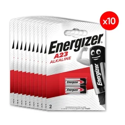 Pack de 10 - Pile Alcaline A23/23A, pack de 2 Piles-Energizer Sale