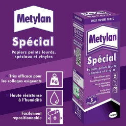 Pack de 2 - Colle Papiers Peints Spécial Paquet 200g^Metylan New