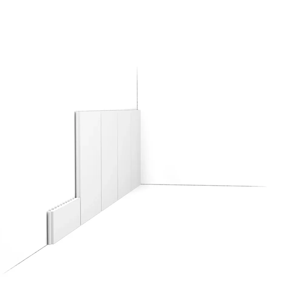 Pack de 4 mètres Profil de base épuré, fait office de corps pour lambris PX147^Orac Decor New