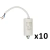 PACK FIXAPART x10 Condensateurs 8.0uf 450 V + cable Condo fil 8 mf-Nedis Online