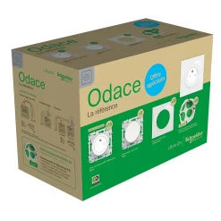Pack Odace blanc 60 pièces-Schneider Electric Online