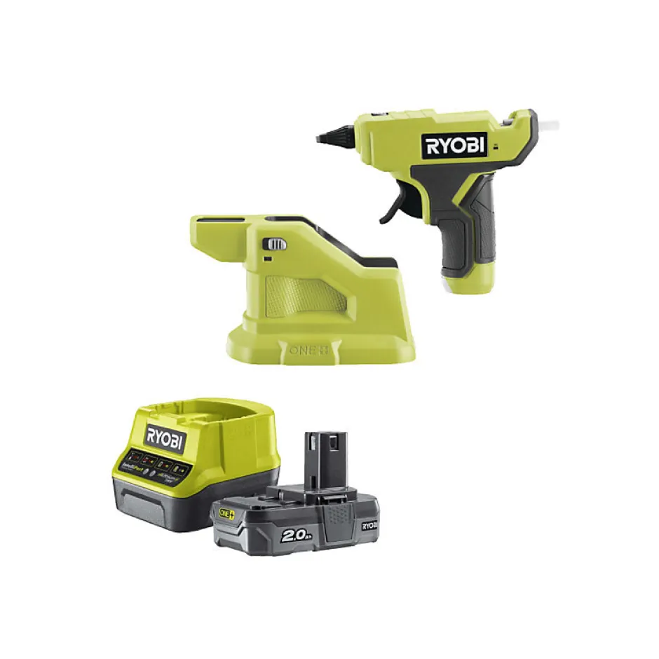 Pack Pistolet à colle 18V One+ RGLM18-0 - 1 batterie 2.0Ah - 1 chargeur rapide^Ryobi Best