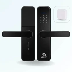 Pack serrure connectée -1 à code, badge et bluetooth + passerelle wifi^LOCKY Outlet