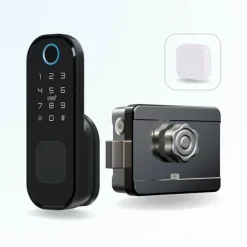 Pack verrou connectée -3 à code, badge et bluetooth + passerelle wifi-LOCKY Discount