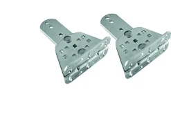 Paire de pattes de fixation réglable côté pilier à visser Nice-Nice Automatisme New