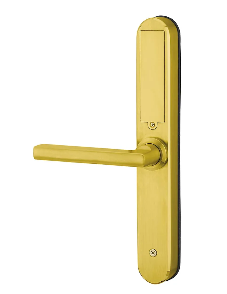 Paire de poignées connectées Intelock Room hôtel, pour porte intérieure, doré - INTELOCK-Thirard New