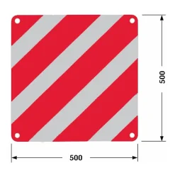 Panneau aluminium réfléchissant hors gabarit 500x500-Lem Select