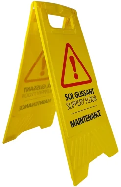 Panneau de signalisation sol glissant chevalet jaune-Le Plus De L'Entretien Hot