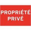 Panneau de signalisation "Propriété privée"^Chapuis