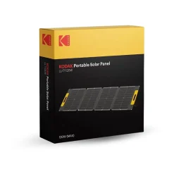 Panneau Solaire Portable 120W - Rendement 23% - Étanche IP65 - Léger et Pliable - Pieds Réglables - Connexions Multiples-Kodak Best