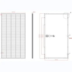 Panneau solaire Série Blackwell 250W-Galix Clearance
