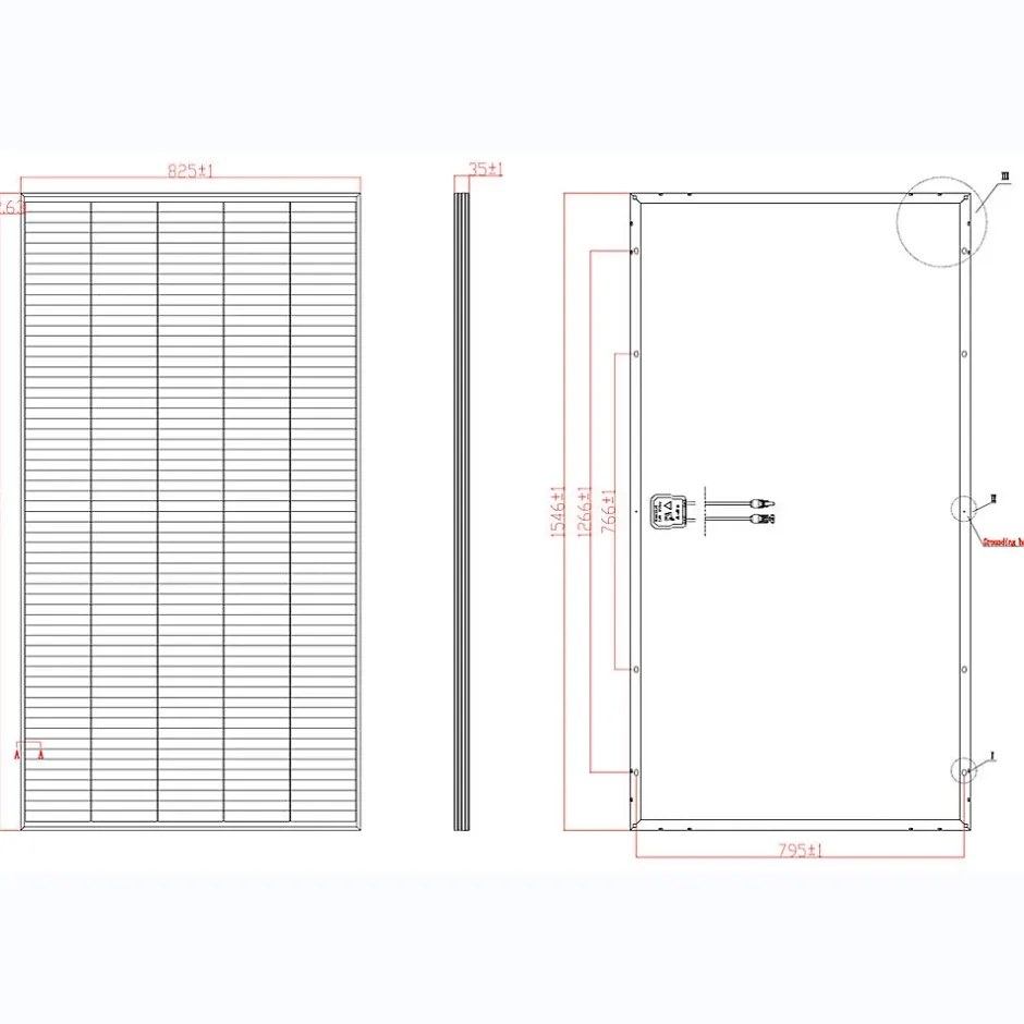 Panneau solaire Série Blackwell 250W-Galix Clearance