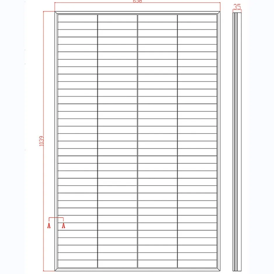 Panneau solaire Série Blackwell 130W-Galix Hot
