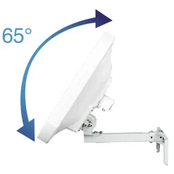 Parabole plate H+V - LNB intégée^Metronic Online