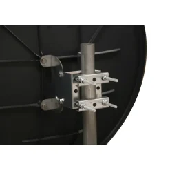 Parabole satellite fibre composite gris anthracite 75cm + BRIDES INOX Anti Corrosion^Hdsat Outlet