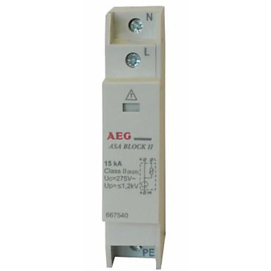 Parafoudre de secteur ASA block II 15kA-AEG Best