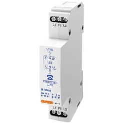 Parafoudre pour lignes téléphoniques et données 10 kA 50 V 1 module - - GWD6430-Gewiss Online