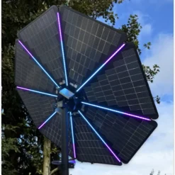 PARASOL SOLAIRE 1000W Plug & Play avec éclairage LED intégré-Galix New