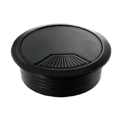 Passe câble plastique noir Ø60 mm-Diall Outlet