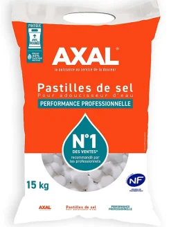 Pastilles de sel pour adoucisseur d'eau 15kg-Axal Best