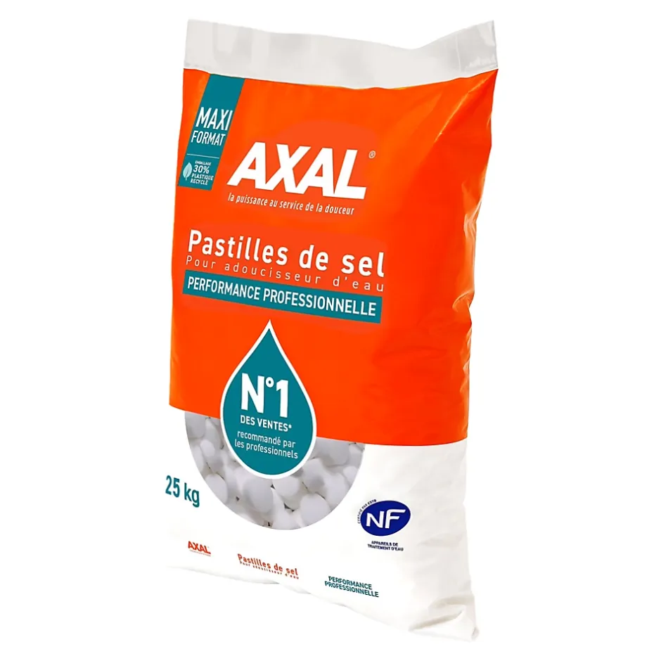 Pastilles de sel pour adoucisseur d'eau 25 kg-Axal Sale