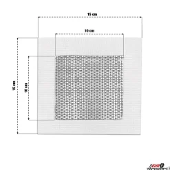 Patch de réparation pour plaque de plâtre - Lot de 5-Euro Vanadium Hot