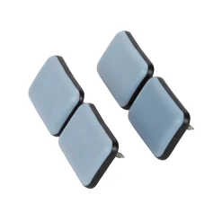 Patin à clouer 35 x 24 mm x 4, noir + bleu/gris-Diall Discount