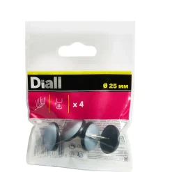 Patin à clouer 25 mm x 4, noir + bleu/gris-Diall Sale