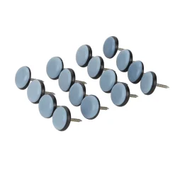 Patin à clouer 19 mm x 16, noir + bleu/gris-Diall Hot