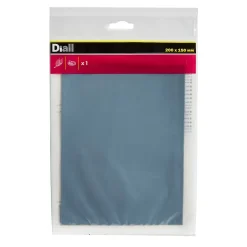 Patin auto-adhésifs 200 x 150 mm x 1, noir + gris/bleu^Diall Best