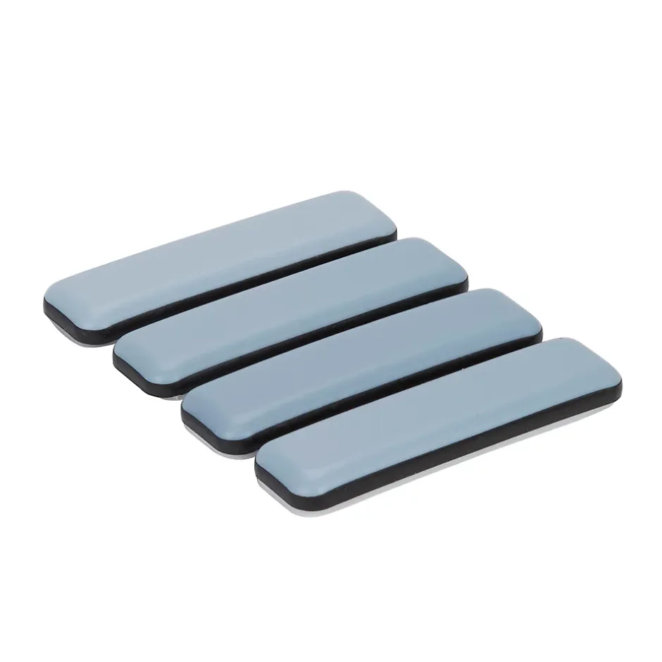 Patin auto-adhésifs 70 x 19 mm x 4, blanc + gris/bleu^Diall Clearance