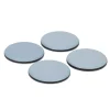 Patin auto-adhésifs 65 mm x 4, blanc + gris/bleu^Diall Best