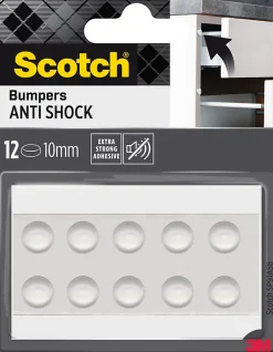 Patin bumper antichoc rond transparent ø10 mm, lot de 12^Scotch Clearance