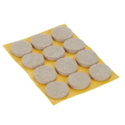 Patin en feutre auto-adhésifs 22 mm x 12, beige^Diall Hot