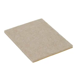 Patin en feutre auto-adhésifs 80 x 100 mm x 1, beige^Diall Discount