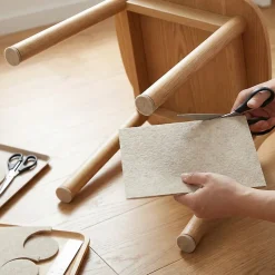 Patin en feutre auto-adhésifs 215 x 170 mm x 1, beige-Diall