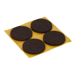 Patin en feutre auto-adhésifs 34 mm x 4, marron^Diall Best