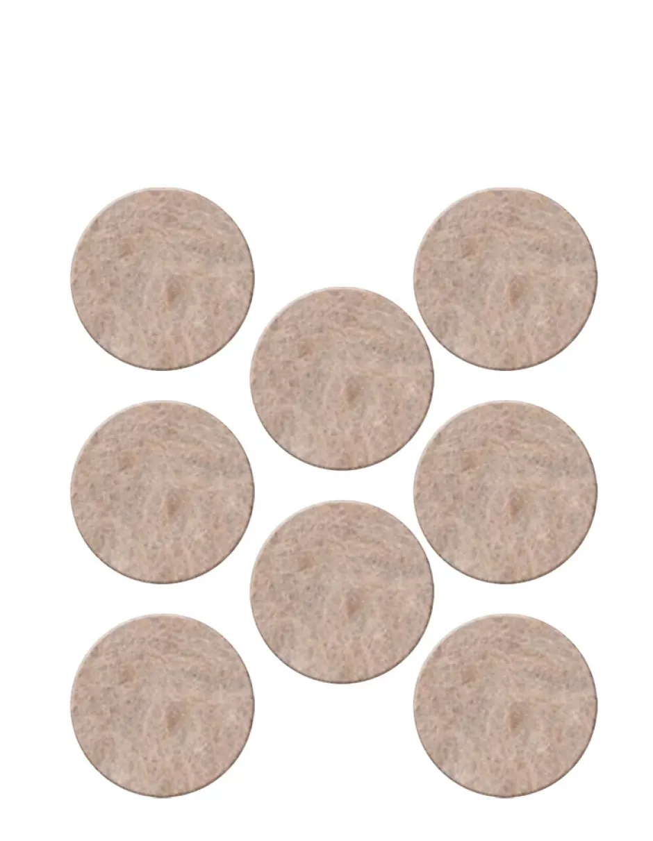 Patin en feutre laine adhésif rond beige ø25 mm-Scotch Hot