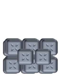 Patin glisseur adhésif carré gris ø24 mm-Scotch Discount