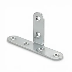 Patte en T coudée Acier zingué l. 80 x L. 15 x H. 42mm^Diall Clearance