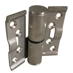 Paumelle à droite en acier inoxydable avec cache vis pour cabines sanitaires^Homewell Online