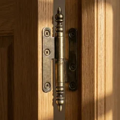 Paumelle à vase acier vieux laiton Diall 110 x 55 mm gauche-QCL Outlet