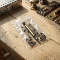 Paumelle à vase acier vieux laiton Diall 110 x 55 mm droite-QCL Discount