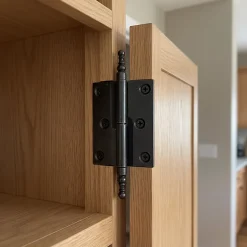 Paumelle à vase acier vieux fer 30 x 40 mm gauche vendue par 2^Diall New