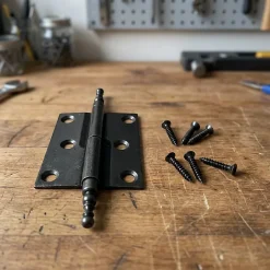 Paumelle à vase acier vieux fer 30 x 40 mm gauche vendue par 2^Diall New