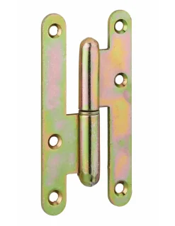 Paumelle de Paris porte d'entrée / d'intérieur, 110x55mm, acier, gauche --Thirard